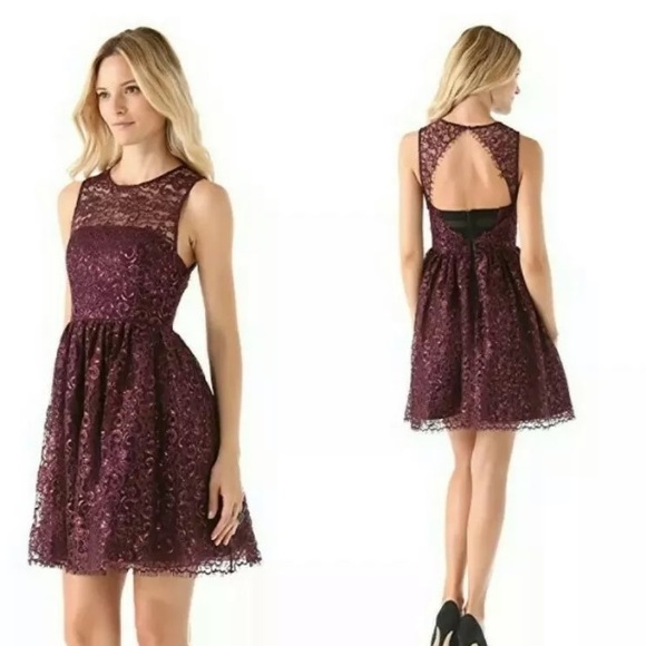 ALICE + OLIVIA sz 6 lace bustier party dress NWT - Picture 5 of 6